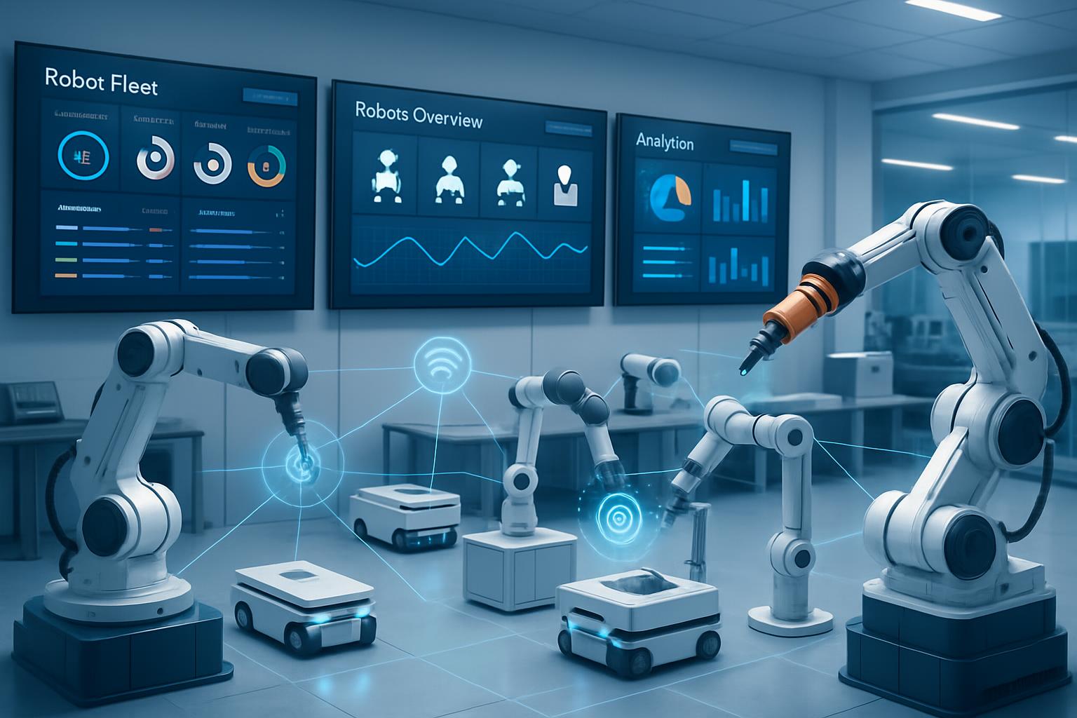 Roboter Management Software Dashboard